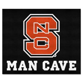 NC State Man Cave Tailgater Rug 5'x6'