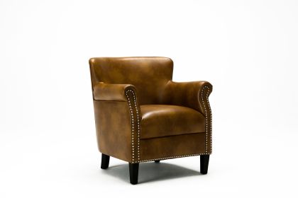 Hadley Camel Club Chair