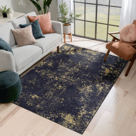 Naar 8x10 Area Rugs for Dining Room, Washable Rug, Low-Pile, Non-Slip, Non-Shedding, Foldable, Kid & Pet Friendly - Area Rugs for living room, bedroom