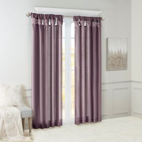 Twist Tab Lined Window Curtain Panel(Only 1 Pc Window Panel)