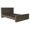 Full Size Bed Base Forum, Bedroom, Dark Brown