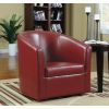 Red Swivel Armchair