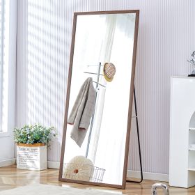 Fourth generation solid wood frame full-length mirror, dressing mirror, bedroom porch, decorative mirror, clothing store, floor standing large mirror