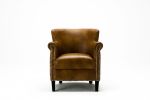 Hadley Camel Club Chair