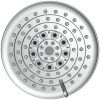 6 Spray Settings High Pressure Shower Head 5" Rain Fixed Showerhead - Chrome Adjustable Shower Head with Anti-Clogging Nozzles