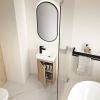 16 Inch Bathroom Vanity With Single Sink,Soft Closing Doors, Suitable For Small Bathrooms-BVC03418PLO