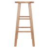 Element Bar Stools; 2-Pc Set; Natural