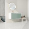 40 '' Wall-Mounted Bathroom Vanity with Ceramic Sink, Bathroom Vanity with Soft Close Door