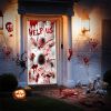 Halloween Decorative Bloody Window Handprint Footprint Wall Floor Stickers for Halloween Party