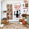 Halloween Decorative Bloody Window Handprint Footprint Wall Floor Stickers for Halloween Party