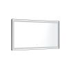 84*36 LED Lighted Bathroom Wall Mounted Mirror with High Lumen+Anti-Fog Separately Control bedroom full-length mirror bathroom led mirror hair salon m