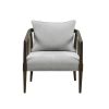 Spindle Accent Armchair with Removable Back Pillow