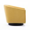 Garland Goldenrod Wood Base Swivel Chair