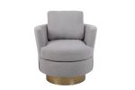 Teddy Swivel Barrel Chair, Swivel Accent Chairs Armchair for Living Room, Reading Chairs for Bedroom Comfy