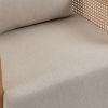 COOLMORE Modern Comfortable Upholstered Accent Chair/ Linen Accent Chair for Living Room, Bedroom