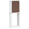 Over-the-Toilet Storage BERG White 23.6"x10.6"x64.8" Solid Wood