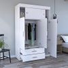 Armoire Chaplin, Bedroom, White