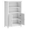 Bathroom Cabinet BERG White 27.4"x13.4"x43.3" Solid Wood Pine