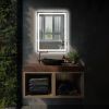 LED Bathroom Vanity Mirror with Light,24*32 inch, Anti Fog, Dimmable,Color Temper 5000K,Backlit + Front Lit