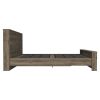 Full Size Bed Base Forum, Bedroom, Dark Brown