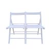 FOLDING CHAIR-2/S, FOLDABLE STYLE -WHITE