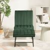 Green Modern Lazy Lounge Chair, Contemporary Single Leisure Upholstered Sofa Chair Set