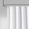 Woven Clipped Solid Shower Curtain