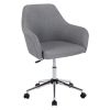 Vanbow.Home Office Chair , Swivel Adjustable Task Chair Executive Accent Chair with Soft Seat