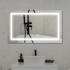 24''x40''LED Lighted Bathroom Medicine/Mirror Cabinet with Light-Sensor Night Light