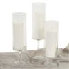 DIY Wedding Koyal Wholesale Pillar Candle Hurricane Pedestal Holders, Tall Glass Pedestal Candle Holders Centerpiece