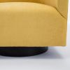 Garland Goldenrod Wood Base Swivel Chair