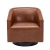 Garland Caramel Wood Base Swivel Chair