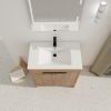 30" Freestanding Bathroom Vanity with White Ceramic Sink & 2 Soft-Close Cabinet Doors ((KD-PACKING),BVB02430IMO-BL9075B