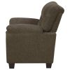 Brown Pillow Top Arm Chair