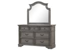 Grace King 5 Pc Bedroom Set in Gray