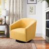 Garland Goldenrod Wood Base Swivel Chair