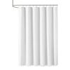 Woven Clipped Solid Shower Curtain