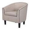 JST Accent Chair, Modern Accent Arm Chair, Suit for Living Room Bedroom Small Spaces Apartment Office (Fabric Beige)