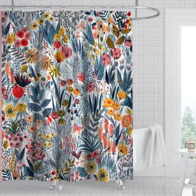 Digital Print-free Bathroom Curtain (Option: YLHTYY05-150gsm finished 590g)