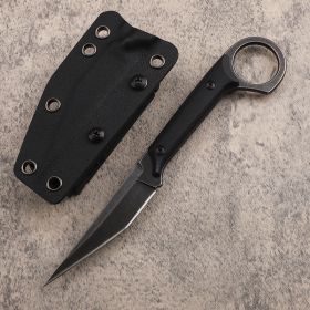 High Hardness Outdoor Handle Knife Camping Gadget (Option: Straight Knife-194-19)