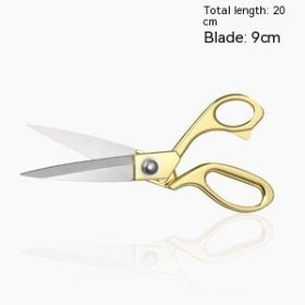 Flower Decoration Pruning Shears Household Garden Shears Knife Stainless Steel (Option: Gold, Small Size)