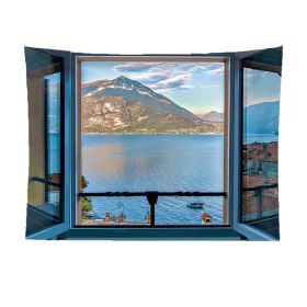 False Window Window Scenery Background Cloth (Option: Limited bay-130x150cm)