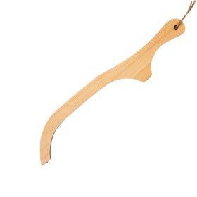 Wooden Bread Slicing Knife With Serrated Teeth (Option: Picture Color)