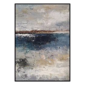 Large Abstract Oil Painting Handmade Home Decoration Office On Canvas Wall Art Original Abstract Textured Art Hand Painted (size: 50x70cm)