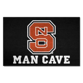 NC State Man Cave Starter Rug 19"x30" (SKU: 14576)