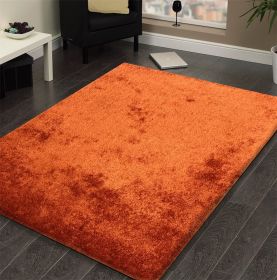 "Fuzzy Shaggy" Hand Tufted Area Rug (Color: as Pic)