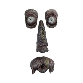 Resin Old Man Tree Hugger Bark Ghost Face Decoration Funny Tree Face DÃ©cor For Outdoor Yard Easter (Model: C)