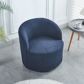 SLifet Swivel Barrel Chair, Swivel Chair, Barrel Accent Sofa Chairs with 360° Silent Rotating Base, Modern Accent Round Swivel Barrel Chairs (Color: as Pic)