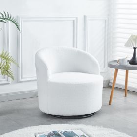 SLifet Swivel Barrel Chair, Swivel Chair, Barrel Accent Sofa Chairs with 360Â° Silent Rotating Base, Modern Accent Round Swivel Barrel Chairs (Color: as Pic)