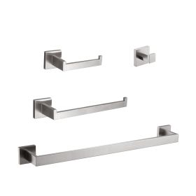 4 - Piece Bathroom Hardware Set (Color: as Pic)